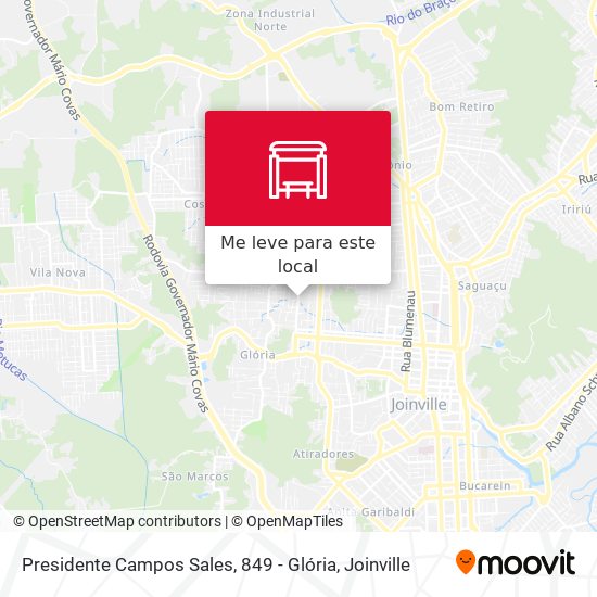 Presidente Campos Sales, 849 - Glória mapa