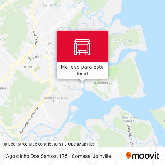 Agostinho Dos Santos, 175 - Comasa mapa