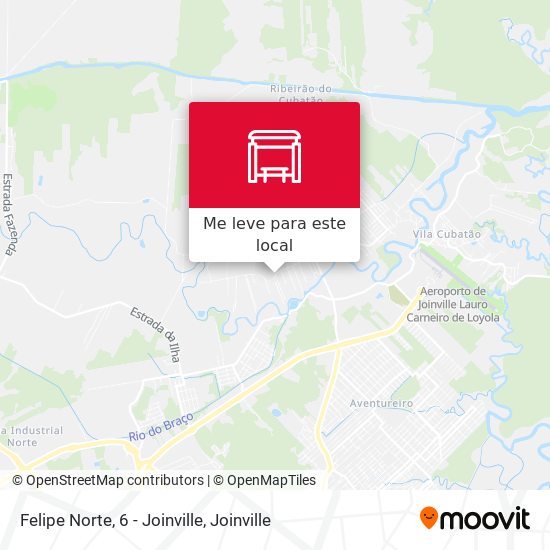 Felipe Norte, 6 - Joinville mapa
