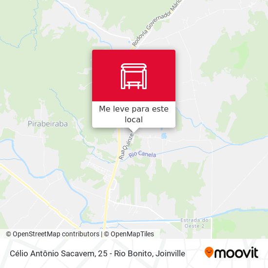 Célio Antônio Sacavem, 25 - Rio Bonito mapa