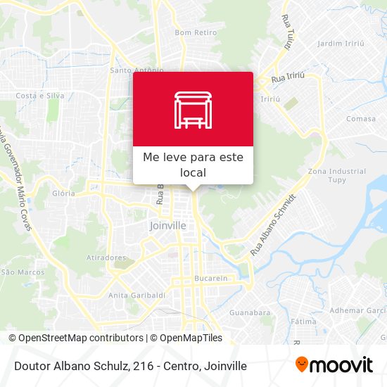 Doutor Albano Schulz, 216 - Centro mapa