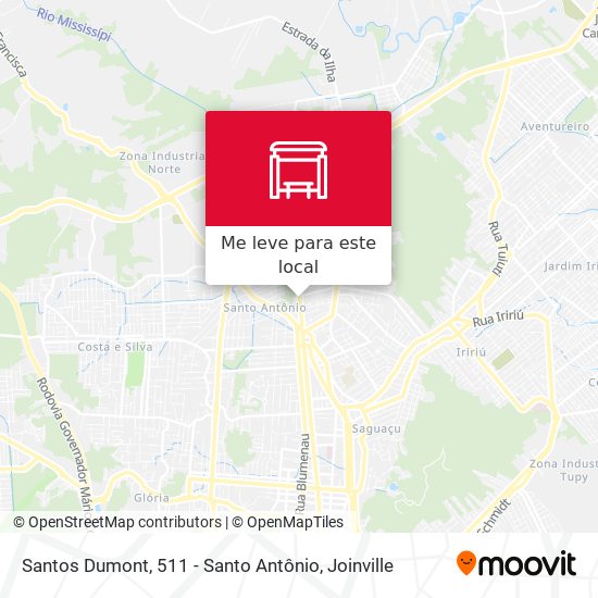 Santos Dumont, 511 - Santo Antônio mapa