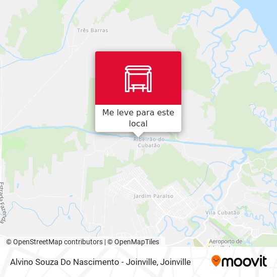 Alvino Souza Do Nascimento - Joinville mapa