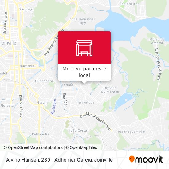 Alvino Hansen, 289 - Adhemar Garcia mapa