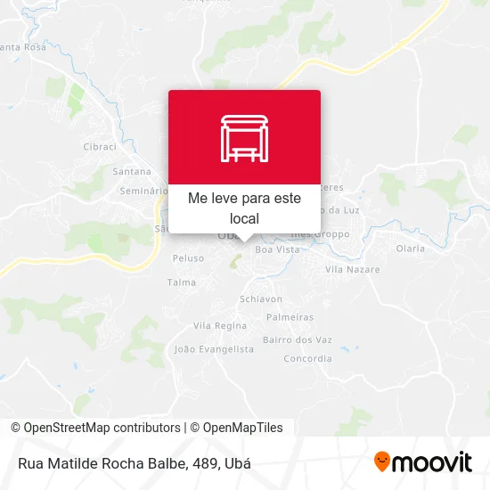 Rua Matilde Rocha Balbe, 489 mapa