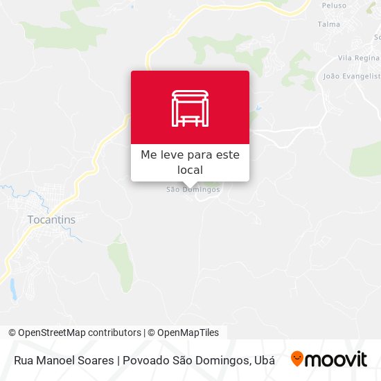Rua Manoel Soares | Povoado São Domingos mapa