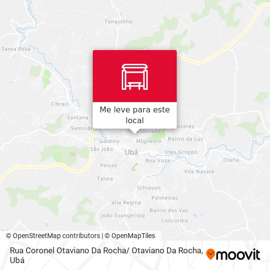 Rua Coronel Otaviano Da Rocha/ Otaviano Da Rocha mapa