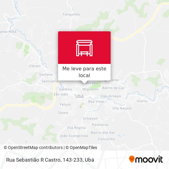 Rua Sebastião R Castro, 143-233 mapa