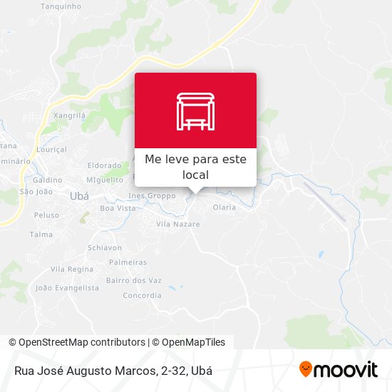 Rua José Augusto Marcos, 2-32 mapa
