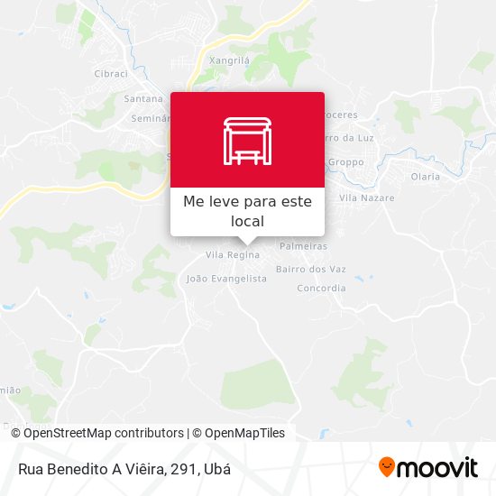 Rua Benedito A Viêira, 291 mapa