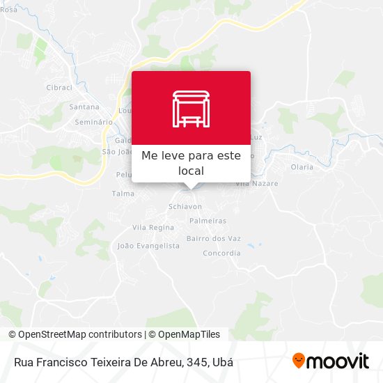 Rua Francisco Teixeira De Abreu, 345 mapa