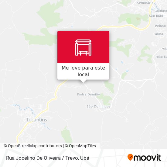 Rua Jocelino De Oliveira / Trevo mapa