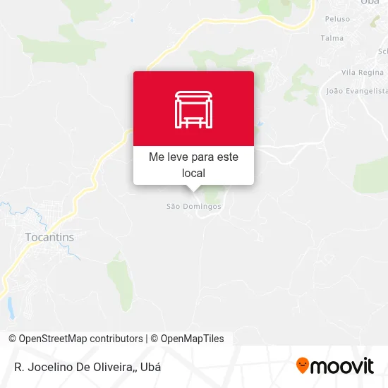 R. Jocelino De Oliveira, mapa