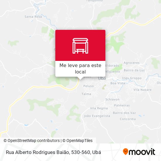 Rua Alberto Rodrigues Baião, 530-560 mapa