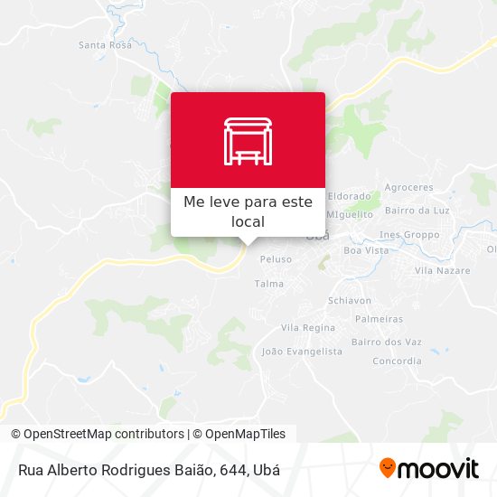 Rua Alberto Rodrigues Baião, 644 mapa