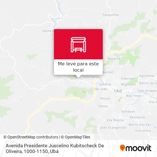 Avenida Presidente Juscelino Kubitscheck De Oliveira, 1000-1150 mapa