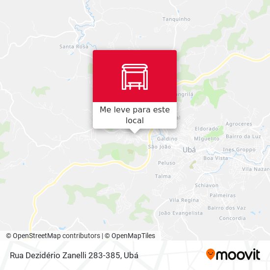 Rua Dezidério Zanelli 283-385 mapa