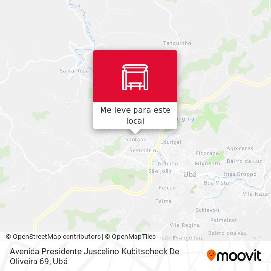 Avenida Presidente Juscelino Kubitscheck De Oliveira 69 mapa