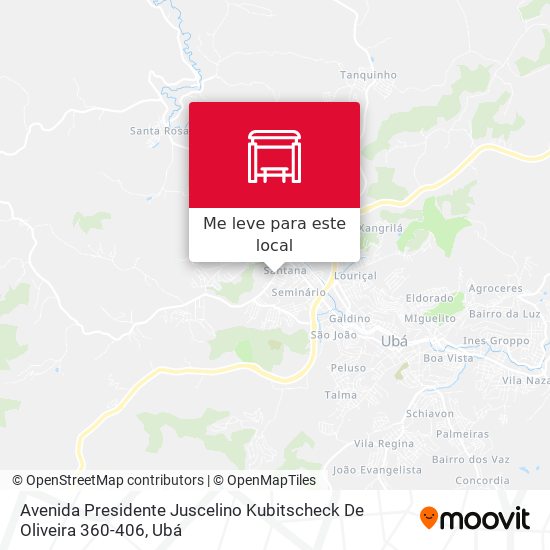 Avenida Presidente Juscelino Kubitscheck De Oliveira  360-406 mapa