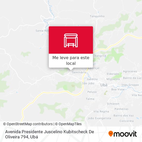 Avenida Presidente Juscelino Kubitscheck De Oliveira 794 mapa