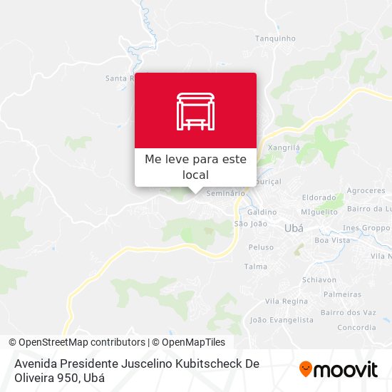 Avenida Presidente Juscelino Kubitscheck De Oliveira 950 mapa