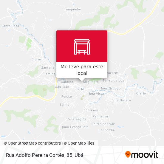 Rua Adolfo Pereira Cortês, 85 mapa