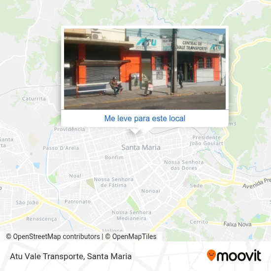 Atu Vale Transporte mapa