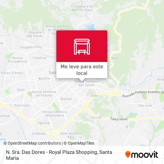 N. Sra. Das Dores - Royal Plaza Shopping mapa