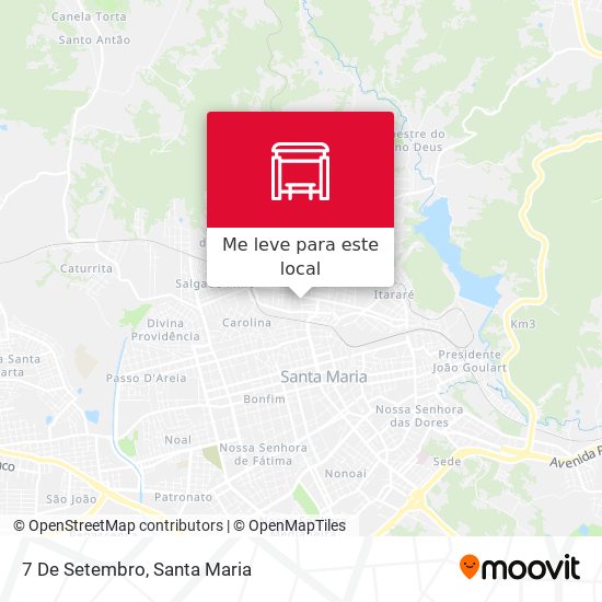 7 De Setembro mapa