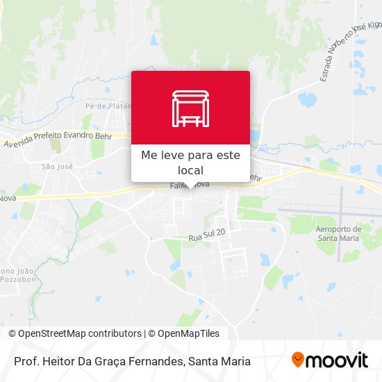 Prof. Heitor Da Graça Fernandes mapa