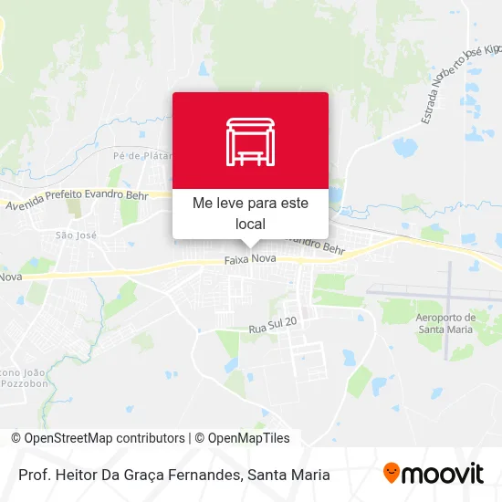 Prof. Heitor Da Graça Fernandes mapa
