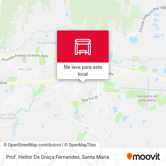 Prof. Heitor Da Graça Fernandes mapa