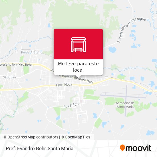 Pref. Evandro Behr mapa