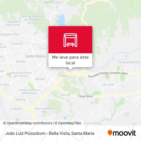 João Luiz Pozzobom - Bella Vista mapa