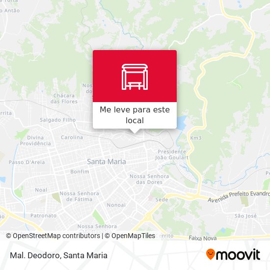 Mal. Deodoro mapa