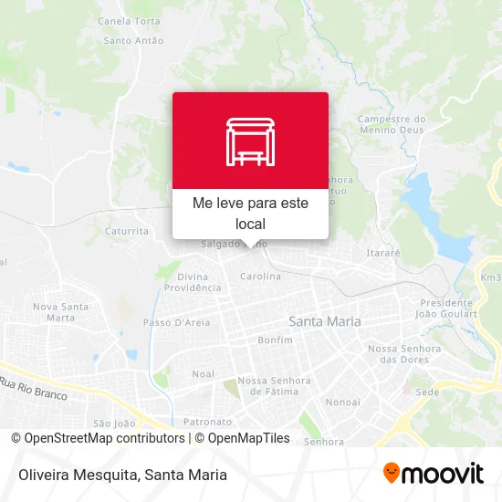 Oliveira Mesquita mapa