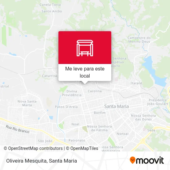Oliveira Mesquita mapa