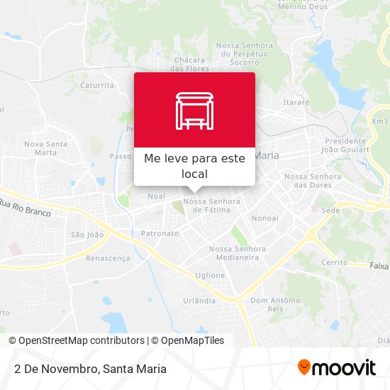 2 De Novembro mapa