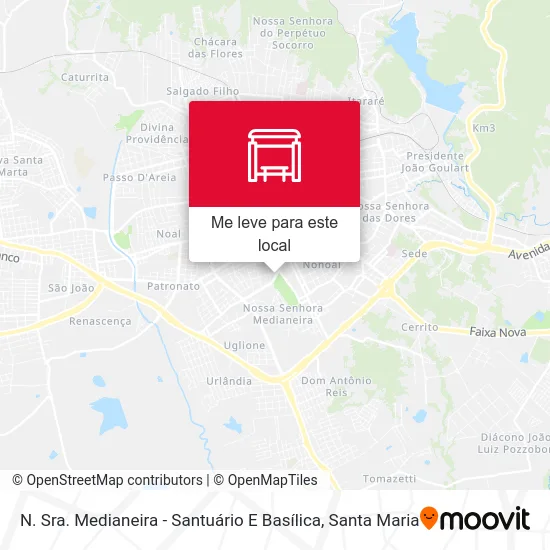 N. Sra. Medianeira - Santuário E Basílica mapa