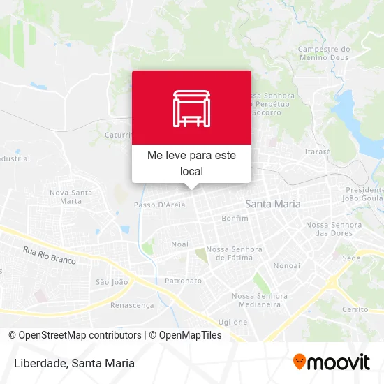 Liberdade mapa