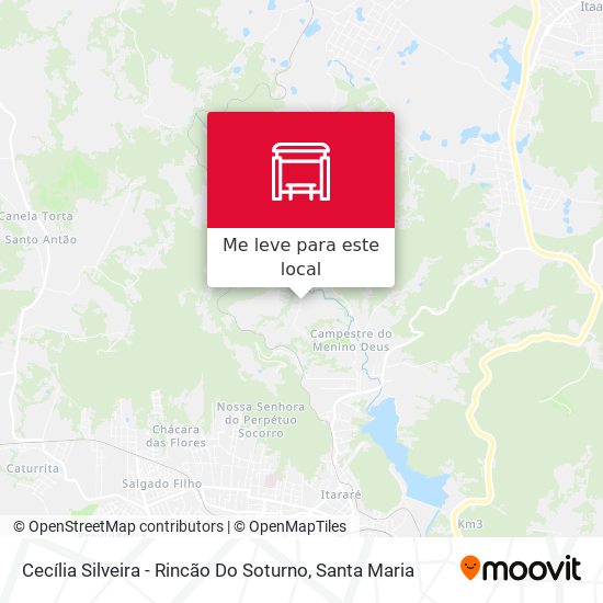 Cecília Silveira - Rincão Do Soturno mapa