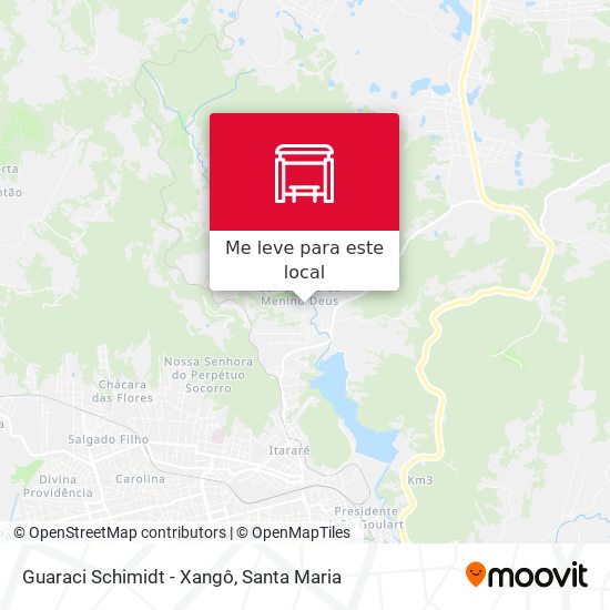 Guaraci Schimidt - Xangô mapa