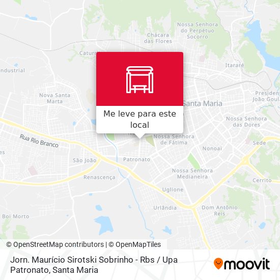 Jorn. Maurício Sirotski Sobrinho - Rbs / Upa Patronato mapa