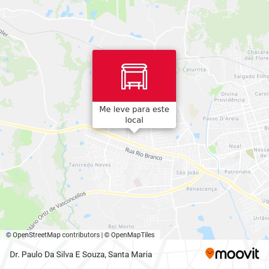 Dr. Paulo Da Silva E Souza mapa