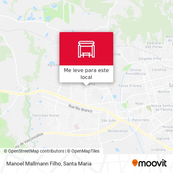 Manoel Mallmann Filho mapa