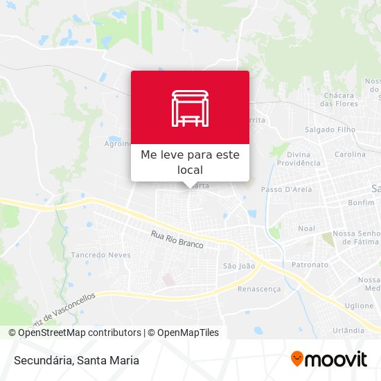 Secundária mapa