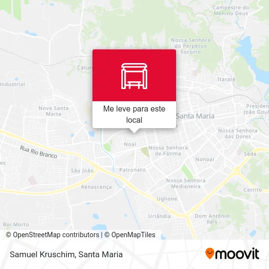 Samuel Kruschim mapa
