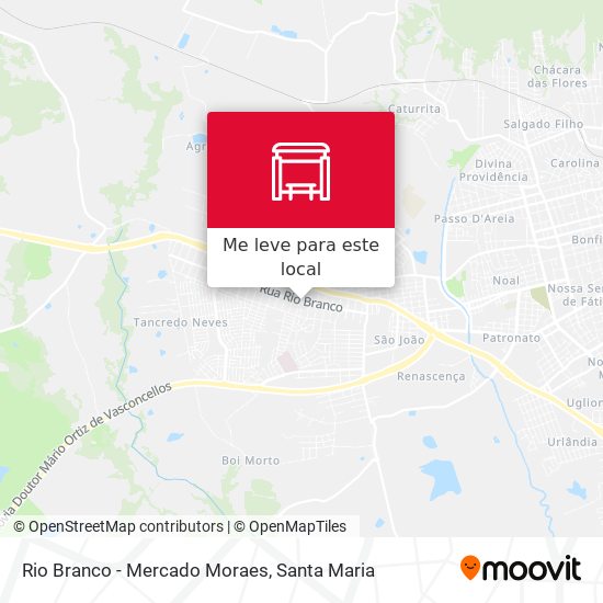 Rio Branco - Mercado Moraes mapa