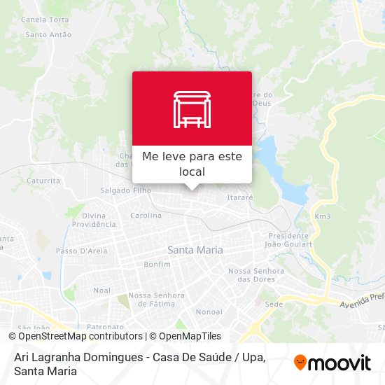 Ari Lagranha Domingues - Casa De Saúde / Upa mapa