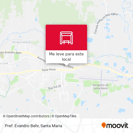 Pref. Evandro Behr mapa